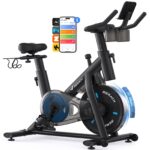 MERACH Heimtrainer Fahrrad mit Magnetwiderstand – Stilles Indoor Cycling Bike bis 136 kg