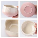 TEANAGOO 7er Matcha Set Rosa – Keramik Schale mit Bambusbesen & Zubehör – Bild 4