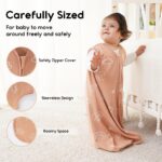 Yoofoss Baby-Sommerschlafsack 78cm 0.5 Tog 3er-Pack – Bio-Baumwolle für 6-12 Monate – Bild 3