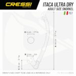 CRESSI Alpha Ultra Dry Snorkel – Trockenschnorchel für Tauchen & Schnorcheln – Bild 5