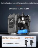 GICLE Elektrische SUP Pumpe 22 PSI mit Akku & Kabelanbindung – Aufblaspumpe für Wassersport – Bild 3