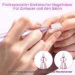 POFIBO Nagelfräser Kabellos 35000 U/Min – Profi-Set für Gel- & Acrylnägel – Bild 6