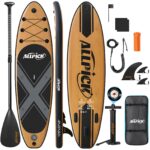 ALLPICK Premium SUP Board Aufblasbar 320cm – Komplettset mit Paddel & Kamerahalterung
