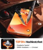 TORRAS Panzerglas für iPhone 17 Pro – 9H+ Härte mit automatischer Montage, 2 Stück – Bild 5