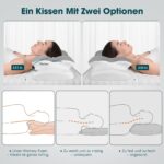 Fwiull Ergonomisches Nackenkissen Memory Foam – Orthopädische Nackenstütze für erholsamen Schlaf – Bild 5