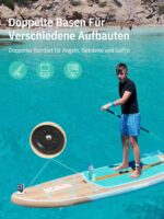 Niphean Stand Up Paddling Board 335cm – Aufblasbares SUP für Familien mit 250kg Tragkraft – Bild 7