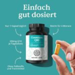 Nature Love Coenzym Q10 200mg – 120 vegane Kapseln aus Fermentation für 4 Monate – Bild 4