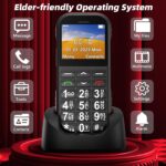 Ufferson Seniorenhandy GSM Dual SIM mit grossen Tasten – 1800 mAh Akku & SOS-Taste – Bild 2