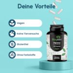 Magtein® Magnesium L-Threonate – 120 vegane Kapseln – Energie & Nervenfunktion – Bild 4