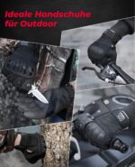 KEMIMOTO Taktische Handschuhe mit Kohlefaser Knöchelprotektor & Touchscreen – Einsatzhandschuhe – Bild 5