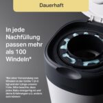 Tommee Tippee Twist and Click Advanced Windeleimer – Geruchsschutz & 33er Kapazität mit GREENFILM – Bild 7