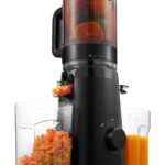 TUUMIIST Slow Juicer mit 135mm Einfüllschacht – Cold Press Entsafter für Obst & Gemüse