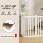 Yaheetech Absperrgitter Hund 90,5 x 201,5 cm – Faltbares Schutzgitter für Treppen & Küche – Bild 9