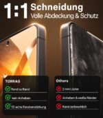 TORRAS Panzerglas für Samsung Galaxy S26 Ultra – 9H+ Härte mit Drop-Schutz, 2er Set – Bild 5