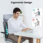 Snailax Shiatsu Nackenmassagegerät mit Wärme – 3D Knetmassage für Nacken, Rücken & Schultern – Bild 3