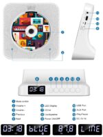 Gueray 5-in-1 CD-Player mit Bluetooth 5.0, FM-Radio & USB – Kompaktanlage für Zuhause – Bild 8