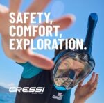 Cressi Bali Vollgesichtsmaske – CO2-sichere Schnorchelmaske mit Kamerahalterung für Erwachsene – Bild 7