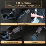 Lyiazsoy Akku-Handstaubsauger 27000Pa – Kabellos & Vielfunktional für Auto & Haushalt – Bild 3