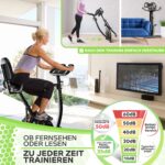 TRETMANN 3in1 Heimtrainer Fahrrad klappbar – Liegeergometer mit SoftFoam & DEKRA-Zertifikat – Bild 3