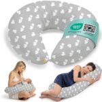 Flowen Schwangerschaftskissen XXL 200x70cm – Ergonomisches Stillkissen mit Baumwolle