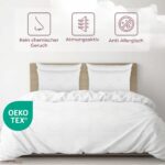 EVAN BROWNS® Bettenset 135x200 4-teilig – Bettdecke & Kopfkissen mit ÖKO-TEX Zertifikat – Bild 6