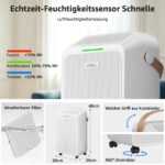 KNKA Luftentfeuchter 16 L/T – Energiesparender Raumentfeuchter mit Schlafmodus für 35 m² – Bild 6