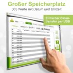 adia Blutzuckermessgerät Maxi-Sparset mg/dL mit 110 Teststreifen & Lanzetten – Bild 8