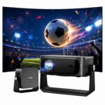 iSinbox 4K Smart Beamer mit Netflix – Autofokus & 6D Trapezkorrektur für Heimkino