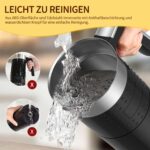 Rafow Milchaufschäumer Elektrisch 4 in 1 – 300ml Automatischer Milchschäumer für Cappuccino & Latte – Bild 6