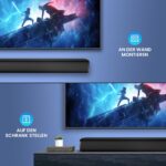 Yinet-EU Soundbar 56W mit Bluetooth 5.3 & ARC – Heimkino-Sound für TV, PC & Gaming – Bild 2