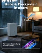 Kresico xWolei Luftentfeuchter 12L/24h – Energieeffizient & Ultra-leise für 25m² – Bild 3