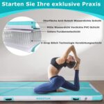 MEKETUM Aufblasbare Gymnastikmatte 2–10 m – Rutschfest & strapazierfähig für Training & Yoga – Bild 2