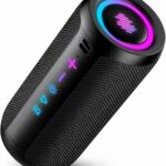TIMU Bluetooth Lautsprecher mit RGB-Licht – 25W Stereo, Bluetooth 5.4 & 20h Akku