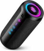 TIMU Bluetooth Lautsprecher mit RGB-Licht – 25W Stereo, Bluetooth 5.4 & 20h Akku