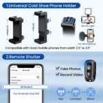 Victiv 162 cm Aluminium Stativ mit Fernauslöser – Universalstativ für Smartphone & Kamera – Bild 4