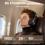 DOQAUS Bluetooth Kopfhörer Over Ear – 90 Std. Akkulaufzeit mit 9 EQ Modi & HiFi Bass – Bild 2
