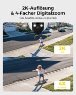 Socheerfull 2K Solar-Überwachungskamera Aussen – 350° Rundum-Schutz mit KI & Farbnachtsicht – Bild 5