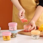 ACEPRUT 14er Set Glas-Behälter für Babynahrung – BPA-frei & auslaufsicher – Bild 2
