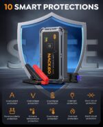 NACKEO N20 7000A Jump Starter Powerbank – Auto Starthilfe für PKW, SUV & Diesel – Bild 7