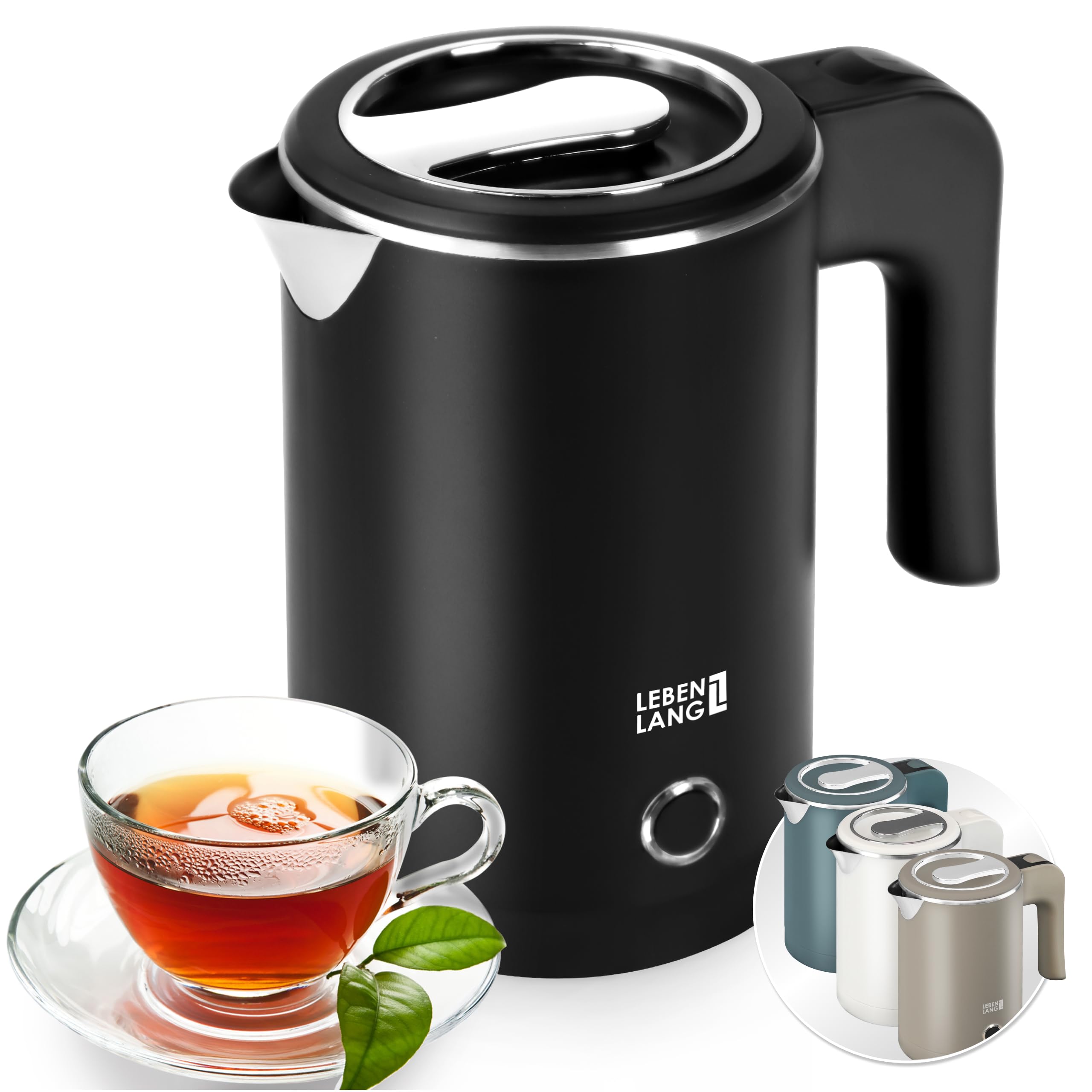 71ZxjUEItSL._SY2560_.jpg LEBENLANG Reise-Wasserkocher 0,5L Edelstahl – 600W Energiesparend für Unterwegs – Bild 1
