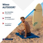 AUTDOOR Mikrofaser Badeponcho Damen & Herren – Schnelltrocknend aus 100% recycelten Flaschen – Bild 8