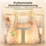 Momcozy KleanPal Pro Babyflaschenreiniger – 4er Kapazität, 19-Min Schnellzyklus, H13 HEPA-Sterilisator – Bild 5