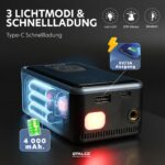 efalce Akku Luftkompressor 150PSI – Wiederaufladbar mit TrueGauge für Auto & Fahrrad – Bild 5