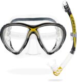 Cressi Big Eyes Evolution Schnorchelmaske – Taucherbrille mit minimalem Innenvolumen für Erwachsene