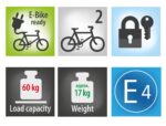 EUFAB 12011LAS Fahrradträger für Anhängerkupplung – 2 E-Bikes, 60 kg, TÜV-geprüft – Bild 11