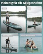 COOLCAA SUP Board 355cm Aufblasbar – Stabiles Stand-Up Paddleboard mit Zubehör für Anfänger & Profis – Bild 7