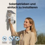aosu 4K 8MP Solar-Überwachungskamera mit 360° PTZ & Farb-Nachtsicht – WLAN Aussenkamera ohne Abo – Bild 6