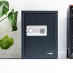 HMF Safe Möbeltresor 31 x 20 cm mit Elektronikschloss – Sicherer Dokumentenschrank für Zuhause & Büro – Bild 2