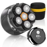 JoyKoi 6D Glatzenrasierer Herren – IPX8 Wasserdicht, USB-C, LED-Anzeige
