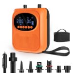 Mojimdo Elektrische SUP Pumpe 20 PSI – Kabellos mit 5 Modi & Auto-Off für Kajaks & Zelte